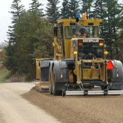 Balai magnétique suspendu pour niveleuse