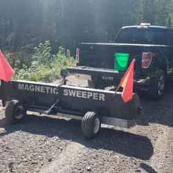 Aardvark Towable Magnetic Sweeper for Offroad Maintenance