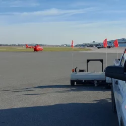 Airport Apron FOD Control Magnetic Sweeper