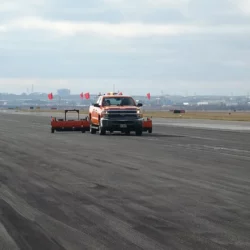 Airport Runway Cleaning Magnetic Sweeper by Bluestreak Equipment