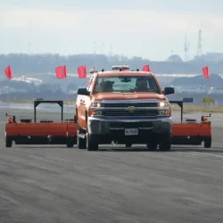 Airport Runway Magnetic FOD Sweeper by Bluestreak Equipment