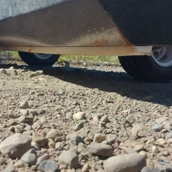 Gravel Road Cleanup Magnet with Suspension