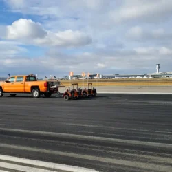 Runway FOD Control Magnet Trailer by Bluestreak Equipment