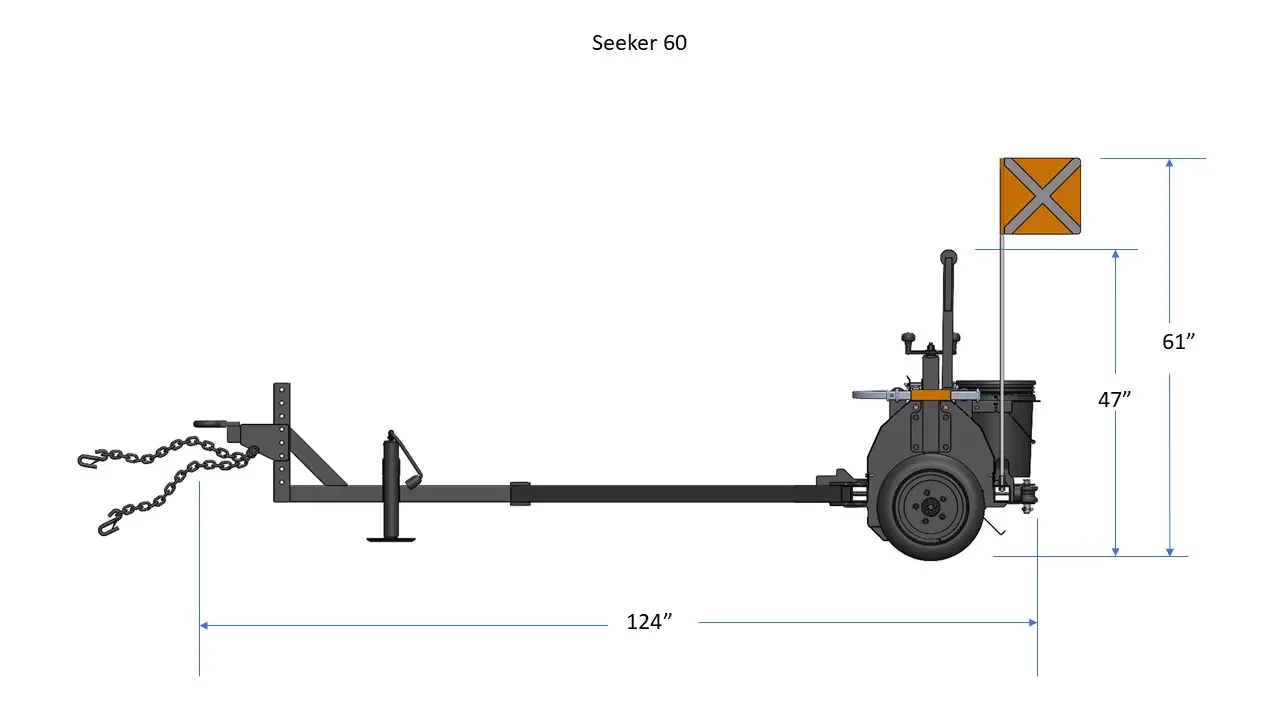 Seeker Airmag 60 Dimensions Side View