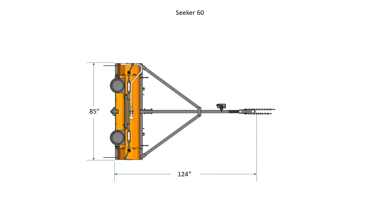 Seeker Airmag 60 Dimensions Top View