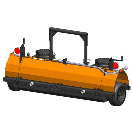 Seeker Airmag – single rear trailer – 5ft sweep – Orange