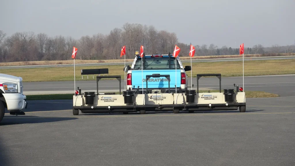 Seeker FOD Magnetic Sweeper for Airfield Apron Maintenance