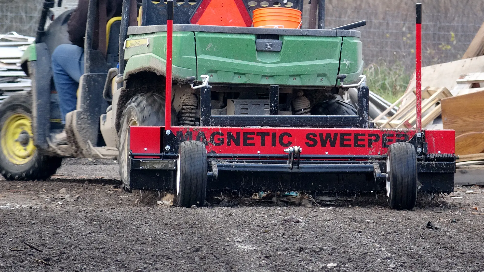 Yacare Landfill Cleanup Magnetic Sweeper