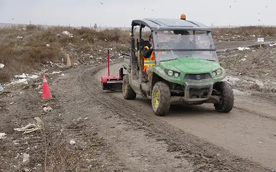 Yacare Landfill Metal Retrieval Magnetic Sweeper