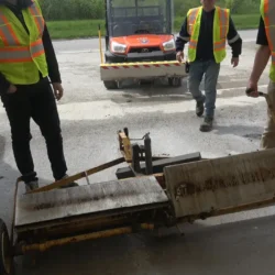 Ancien aimant de remorquage remplacé par un Yak