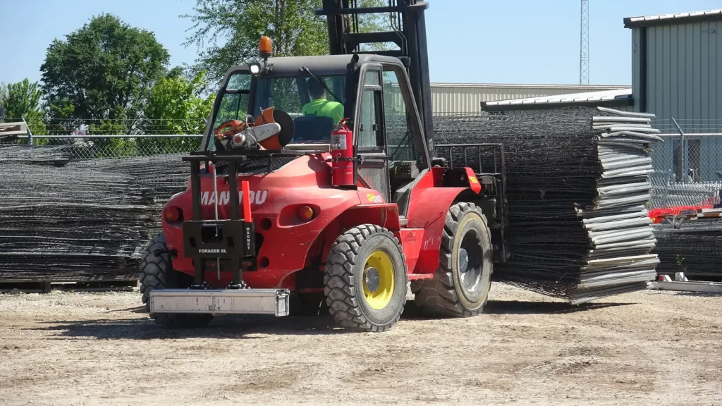 Forager XL Forklift Magnetic Sweeper by Bluestreak Equipment