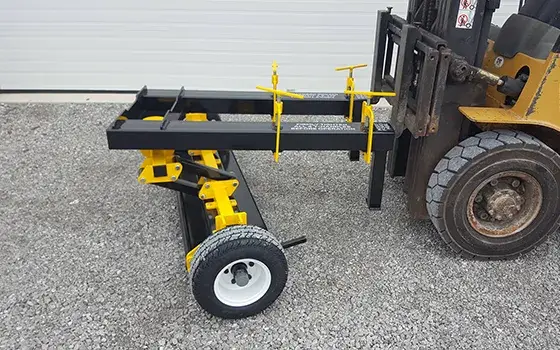Side View of Upland Magnetic Sweeper