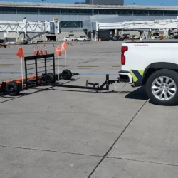 Apron Friction FOD Sweeper by Bluestreak Equipment