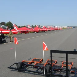 Bluestreak Equipment Military Runway FOD Friction Cleaning System