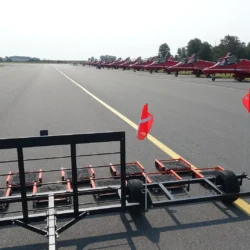 Military Airfield Friction Sweeper by Bluestreak Equipment