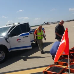 Seeker Airdrag FOD Control Sweeper by Bluestreak Equipment