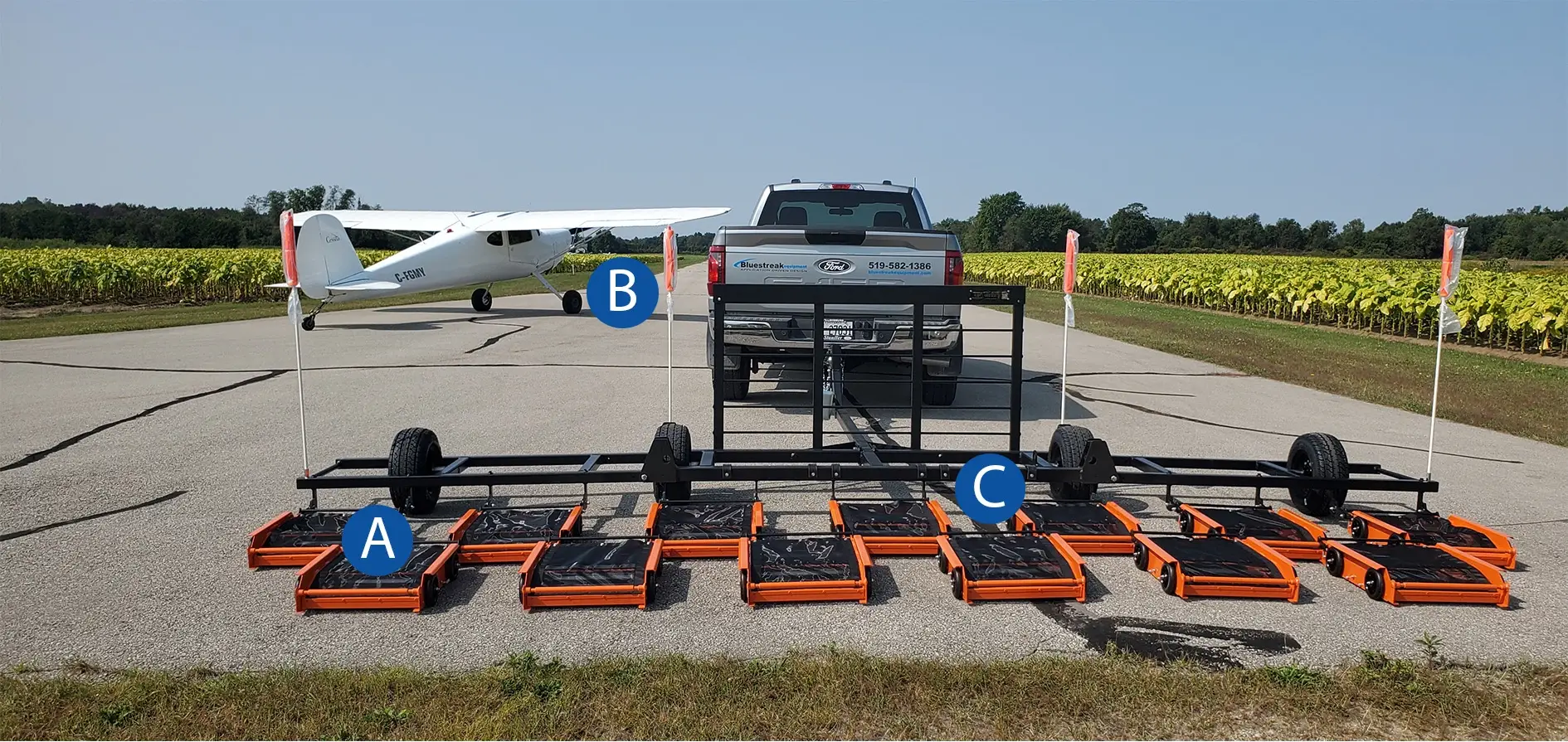 Seeker Airdrag FOD Sweeper for Airports Features