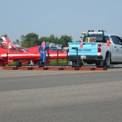 Seeker Airdrag FOD Sweeper for Military Airfield Cleaning