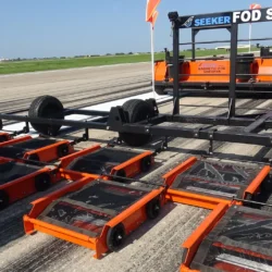 Seeker Airdrag FOD Sweeper on Runway