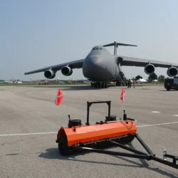Seeker Airmag Magnetic Sweeper cleaning C5 Super Galaxy Taxiway