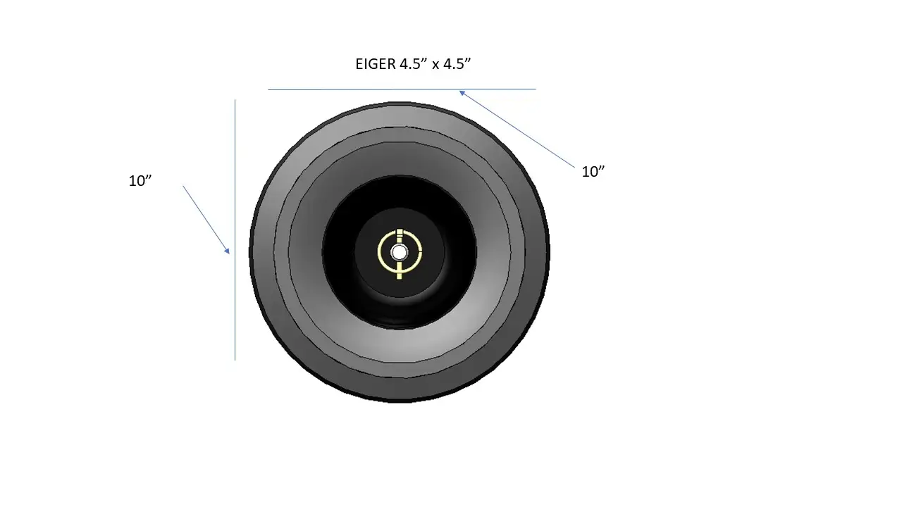 Eiger 4.5 x 4.5 Wheel Dimensions