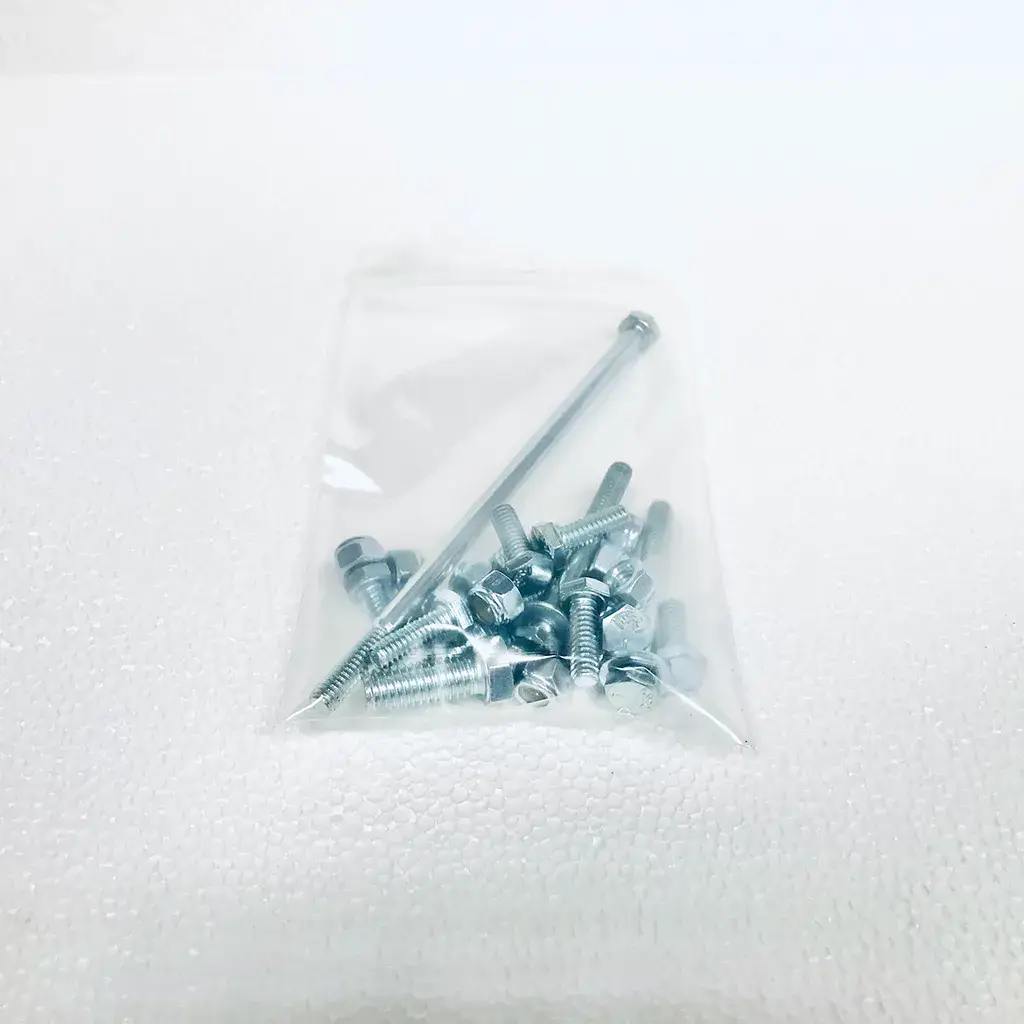 Parte #1 Edger XL bolsa de tornillos con herrajes variados (artículos A-H) (29 piezas)