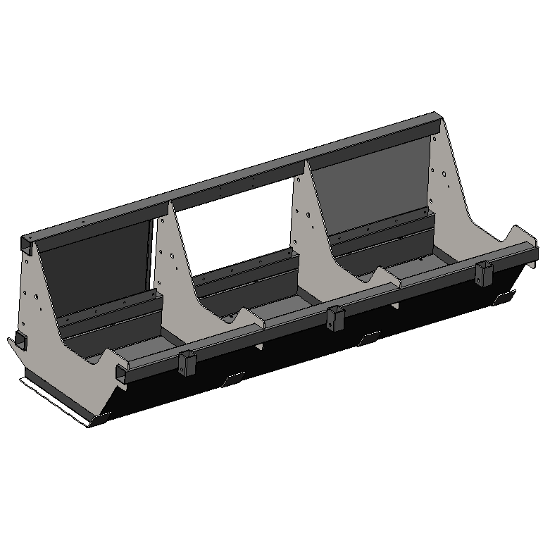 Partie #1 Cadre en acier Sokoke (1 pièce)