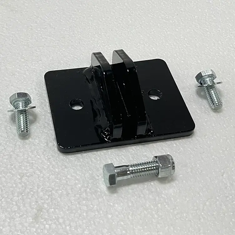 Partie #11 BRKT D attache pour câble en acier (1 pièce) avec quincaillerie (6 pièces)