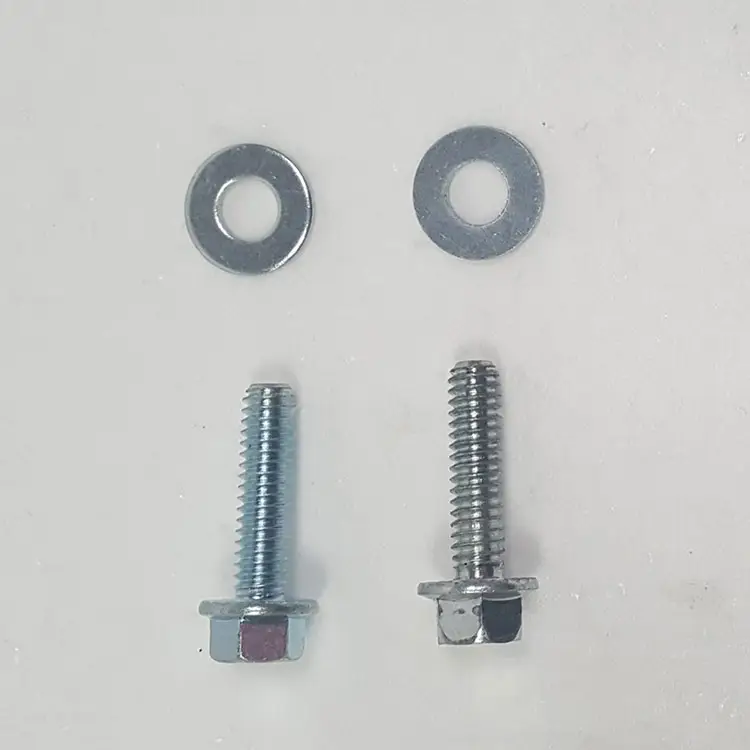 Part #12 Meerkat document holder bolts 0.25" x 1" flange bolts (2pcs) w/washer (2pcs)