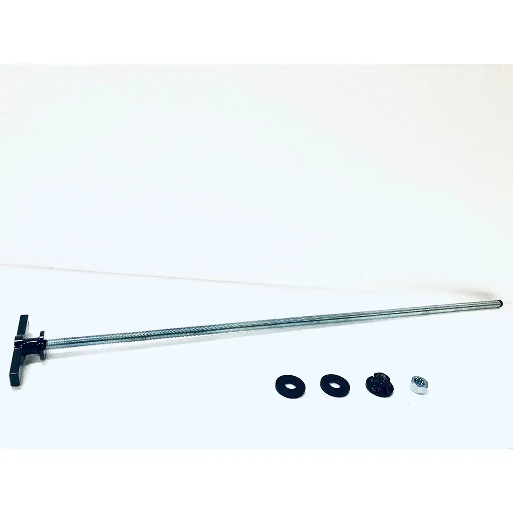 Part #13 Forager XL steel sweeping height adjustment handle (1pc) and hardware (4pcs)