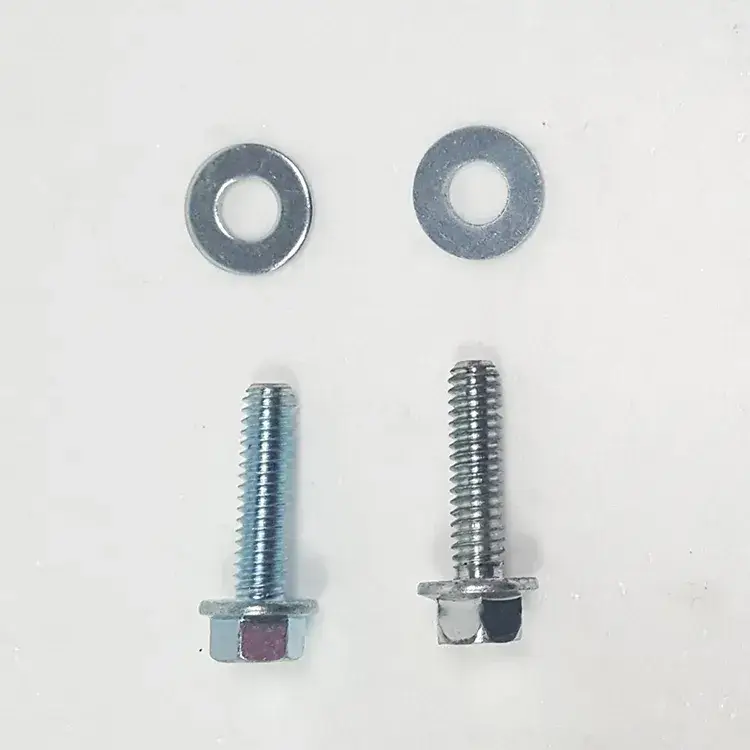 Part #13 Sunda document holder bolts 0.25 inch x 1 inch flange bolts (2pcs) with washer (2pcs)