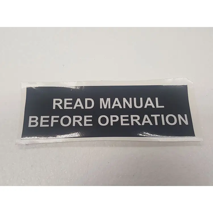 Part #14 Meerkat read manual before operation (1pc)