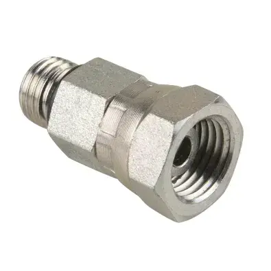 Parte #18 Ananke soporte de desplazamiento lateral desviador de flujo 8ORBM x 0,375 pulgadas NPTM giratorio (1 pieza)