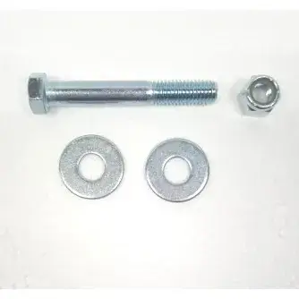 Parte #23 Rastrillo para desechos Sunda Perno de resorte de 0,500" x 3,500" (1 pieza) con arandelas (2 piezas) y tuerca nyloc (1 pieza)