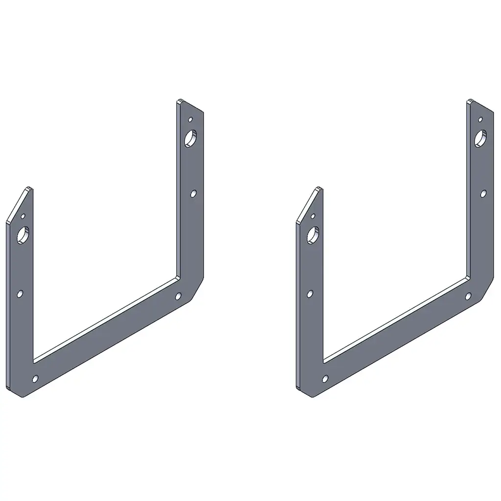 Parte #24 Forager XL bridas de extremo de manguito (2 piezas)