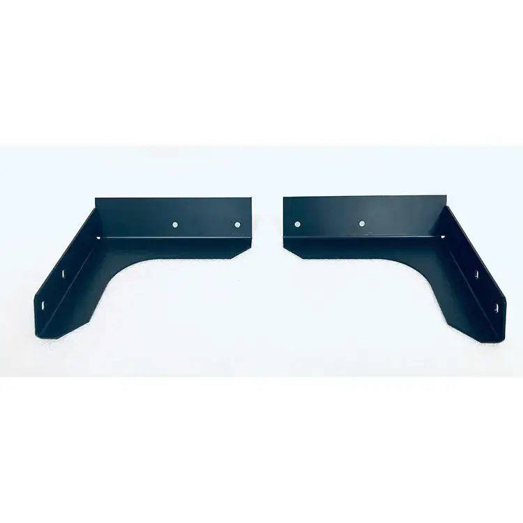 Part #5 Quantum Black Steel Caster Mounts (2pcs)