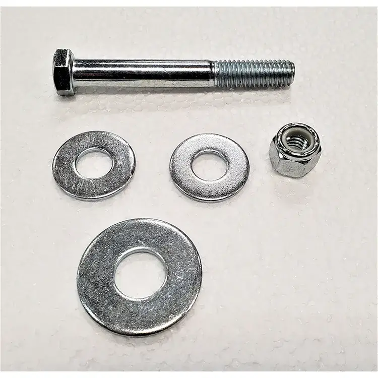 Partie #6 Lynx râteau à déblais boulon à ressort 0,375 x 3,000 pouces (1 pièce) avec quincaillerie (4 pièces)