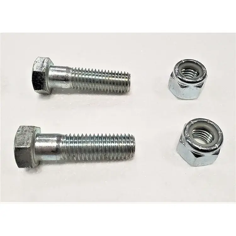Part #7 Lynx pivot 0.625 x 2.250 inch bolt (2pcs) with nyloc nut (2pcs)