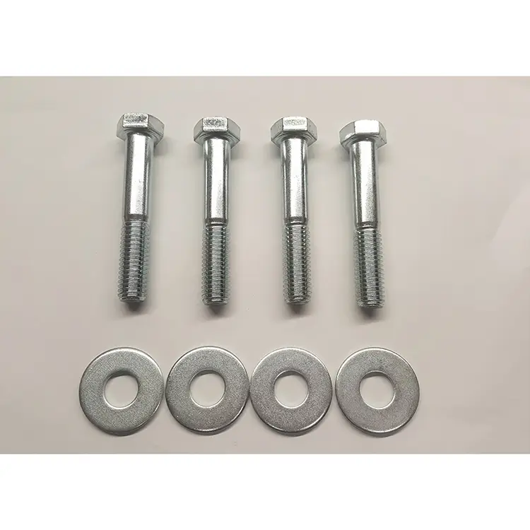 Partie #7 Support d'aimant en acier Mammoth Boulons de 0,5 pouce x 3 pouces (4 pièces) avec rondelles (4 pièces)