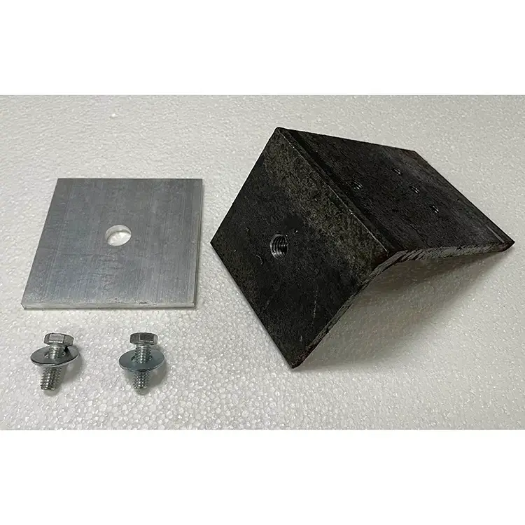 Part #7 Nyx steel end cap assembly (1pc) w/ hardware (4pcs)