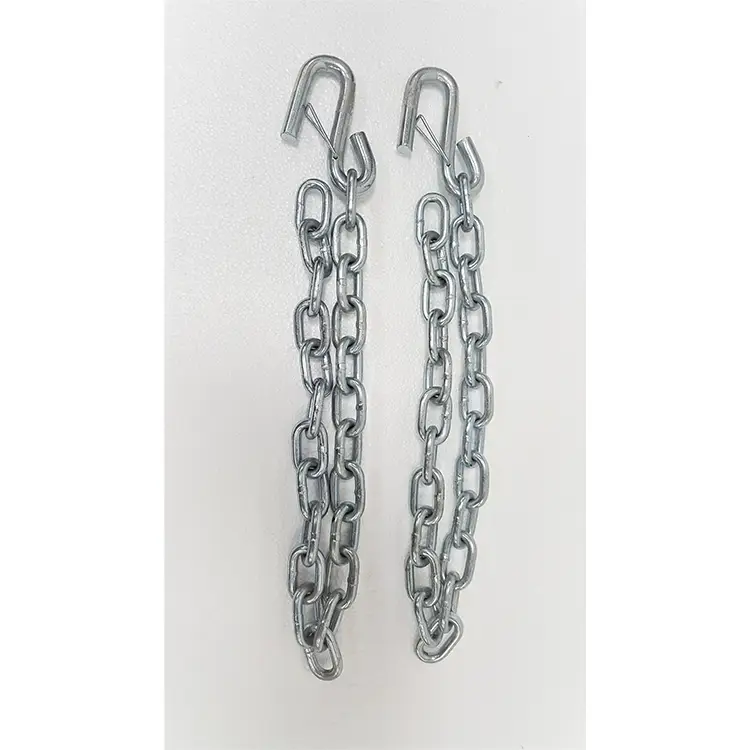 Part #76 Mammoth steel zinc plated safety chains (2 pcs)