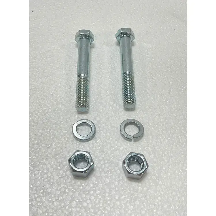 Part #9 BRKT E steel center 0.500 x 3.500 inch mounting bolts w/ hardware (4pcs)