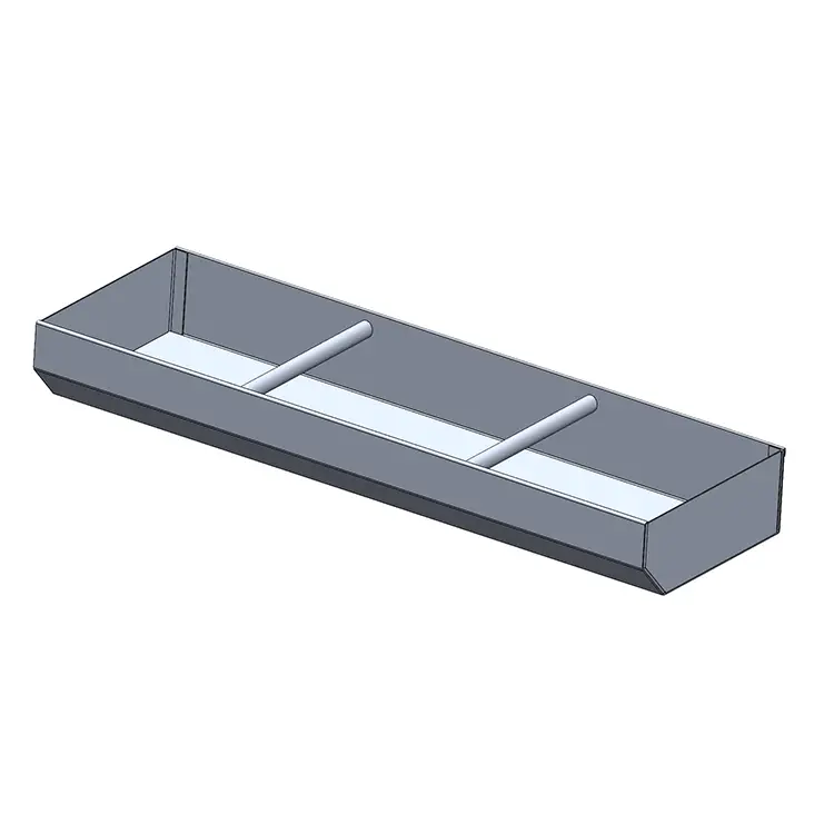 Partie #9 Baffin bac à déchets en aluminium (1 pièce)