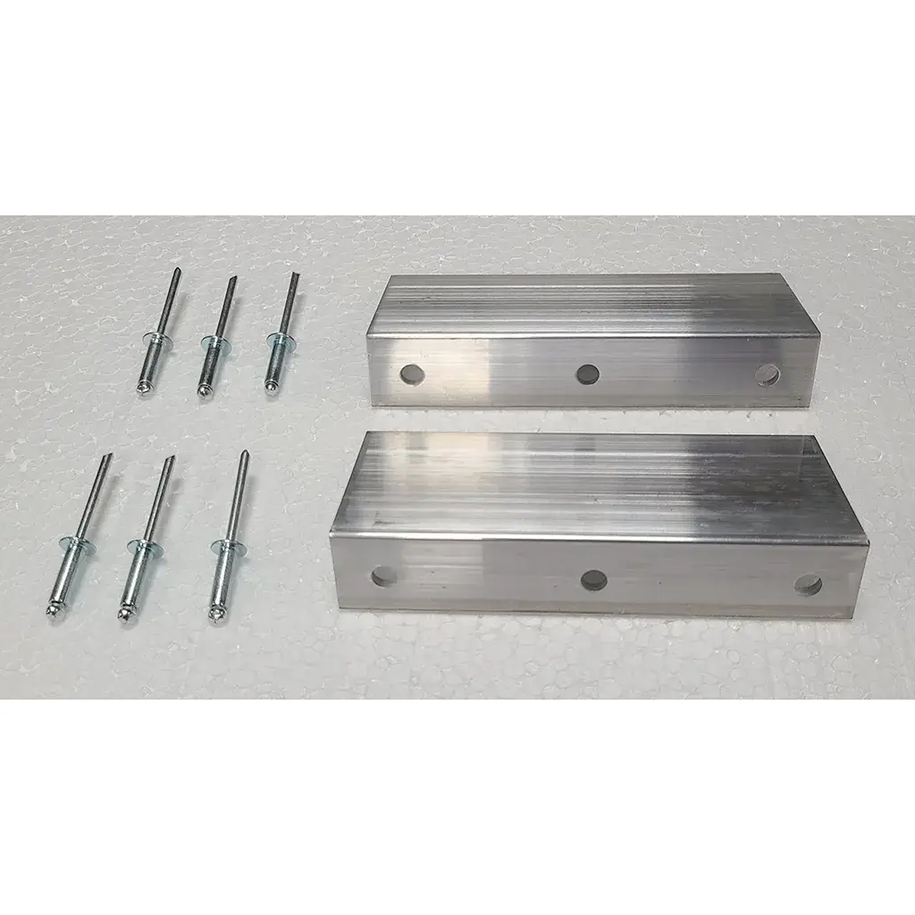 Part#9 Rip aluminum end caps (2 pcs)