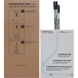  Powerstik 12 magnetische veegmachines - POP doos van 14