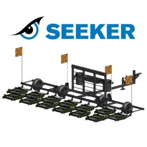  Seeker Airdrag - full trailer setup - 15 ft sweep - GREEN - Airmag Accessory