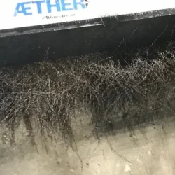 Truck mount FOD sweeper London Airport