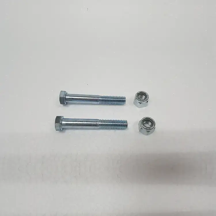 Part #11 Yak Caster Adjuster 0.375" x 2.5" Bolts (2 pc) w/ 0.375" Nyloc Nuts (2 pcs)