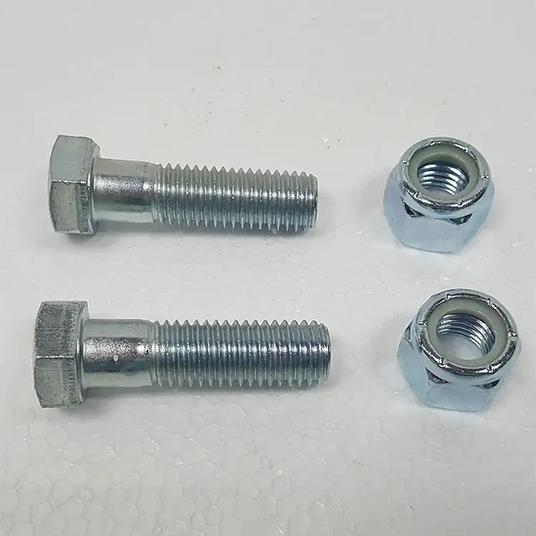 Part #3 Yak Top Link Bolts 0.625" x 2.25" (2 pc) w/ 0.625" Nyloc Nuts (2 pcs)