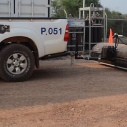 minería con barredora magnética